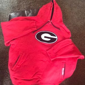 Vintage UGA Hoodie w/ Front Pockets